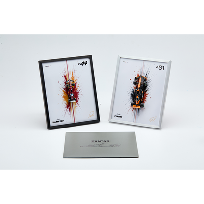 Desk Gallery - 3D 1:43 F1 Diecast Display Frame for Bburago | F1 Shelf Art & Desk Decor