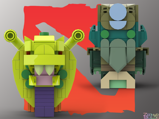 MOC DOTA 2 Character Brick Sets with Instructions Brickheadz