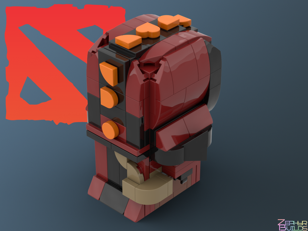 MOC DOTA 2 Character Brick Sets with Instructions Brickheadz