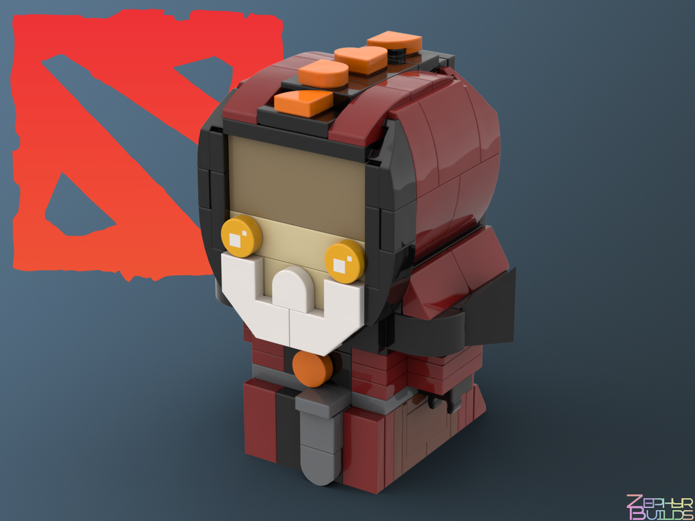 MOC DOTA 2 Character Brick Sets with Instructions Brickheadz
