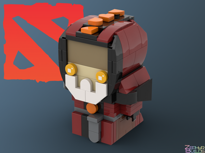 MOC DOTA 2 Character Brick Sets with Instructions Brickheadz