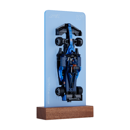 FantasMall Desk Gallery Vertical Display Stand for LEGO Speed Champions F1 Cars