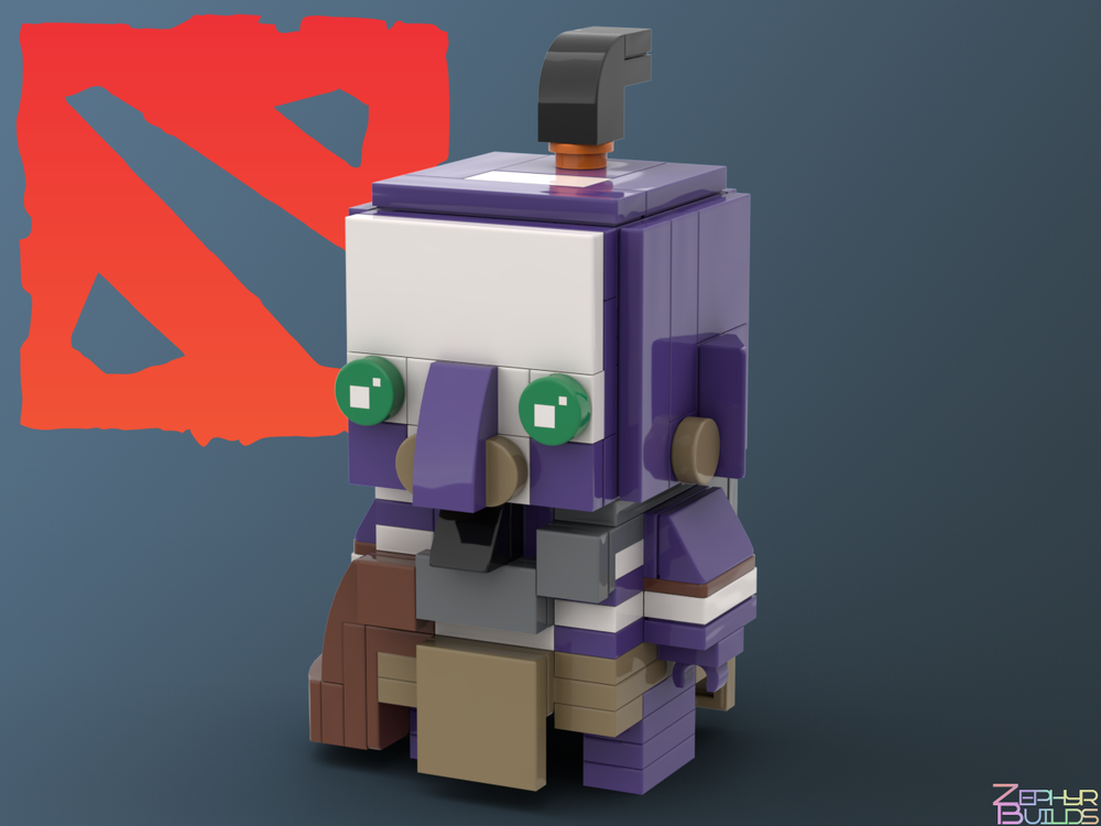 MOC DOTA 2 Character Brick Sets with Instructions Brickheadz