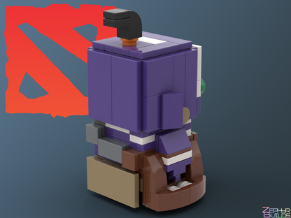 MOC DOTA 2 Character Brick Sets with Instructions Brickheadz
