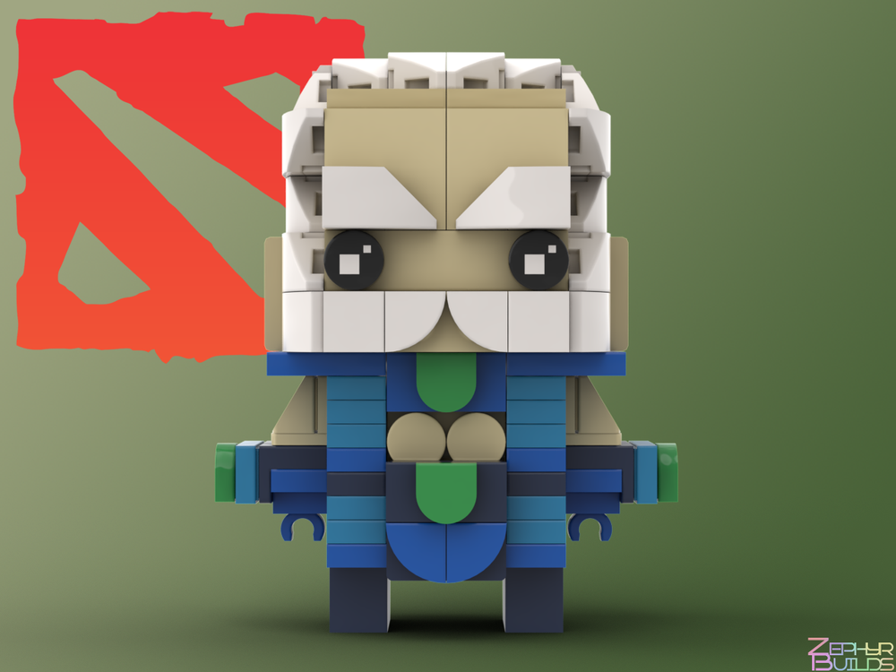 MOC DOTA 2 Character Brick Sets with Instructions Brickheadz