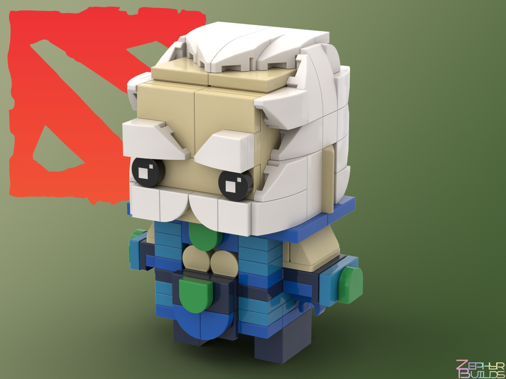 MOC DOTA 2 Character Brick Sets with Instructions Brickheadz