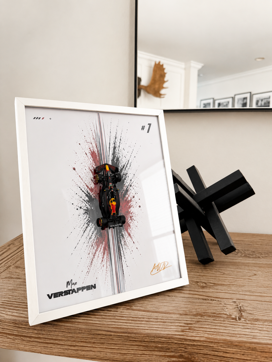Desk Gallery - 3D 1:43 F1 Diecast Display Frame for Bburago | F1 Shelf Art & Desk Decor