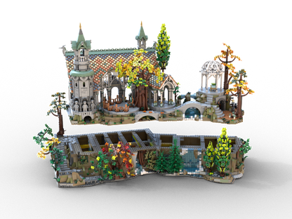 Mount Base ONLY for LEGO Original 10316 Building Kit MOC 209992(3142Pieces)