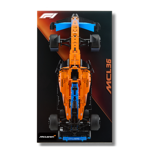 Acrylic Slim Wall Mount Display for LEGO Technic McLaren F1 Race Car 42141