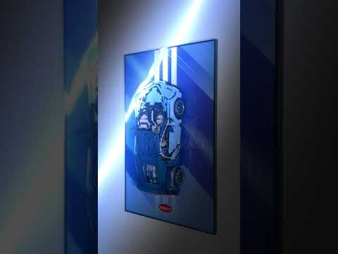 Acrylic Top-Speed Wall Mount Display LEGO® Technic McLaren P1