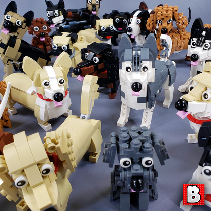 FantasMall Fanta Dog Brick MOC set