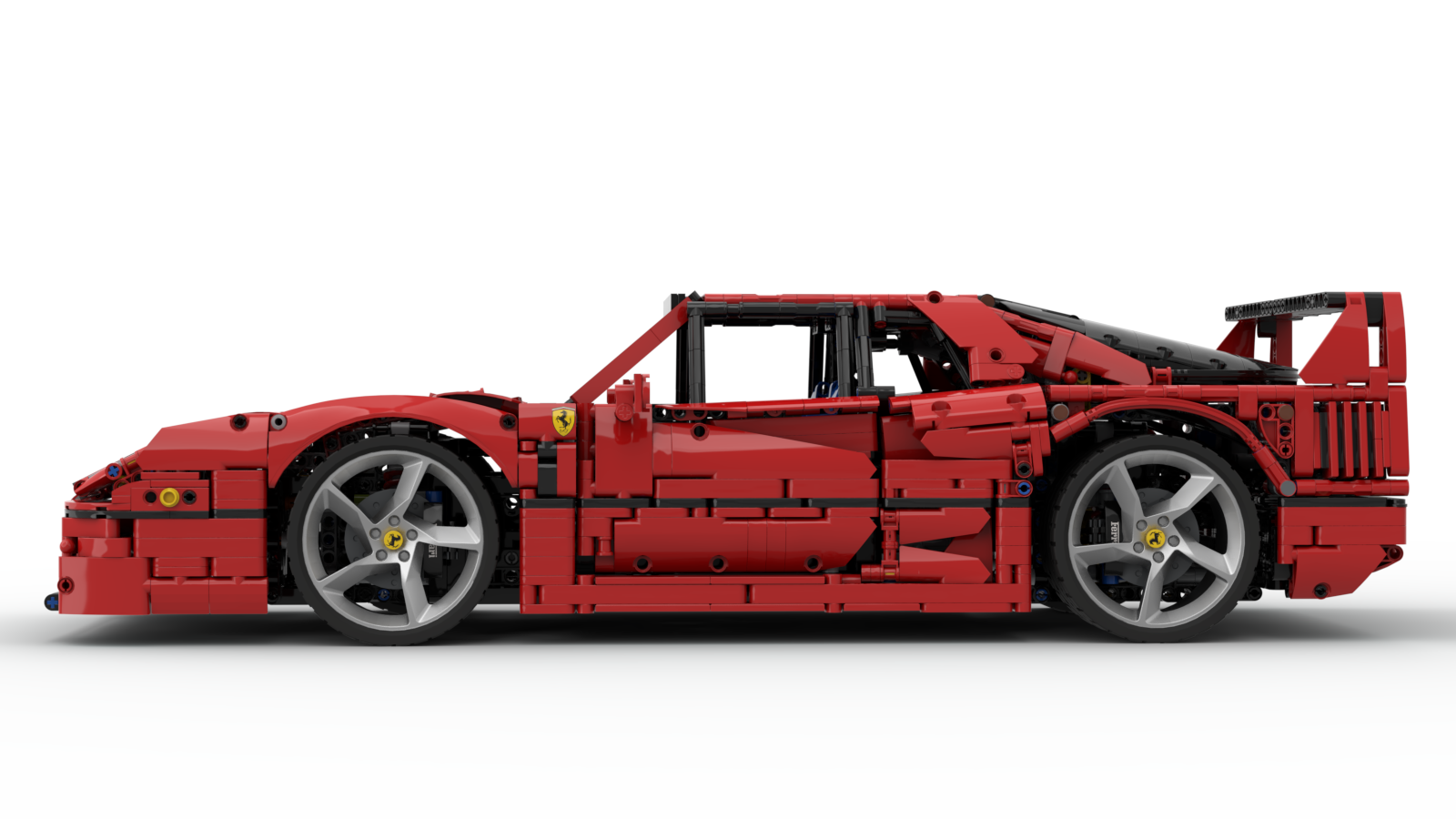 Ferrari 42143 Ferrari F40 1 8 alternate build Building Blocks Model Kit FantasMall