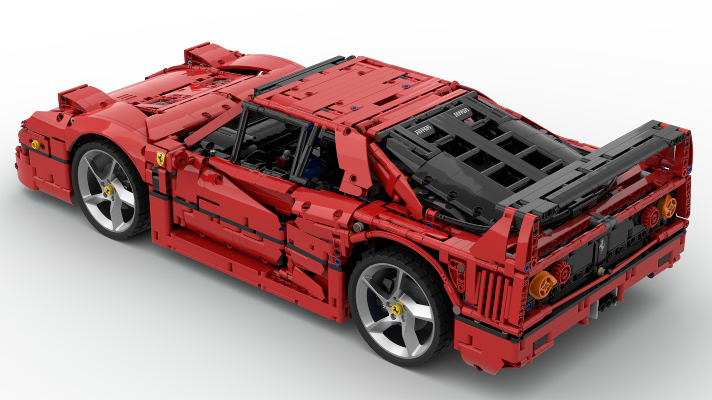 Ferrari 42143 Ferrari F40 1:8 - alternate build - timtimgo