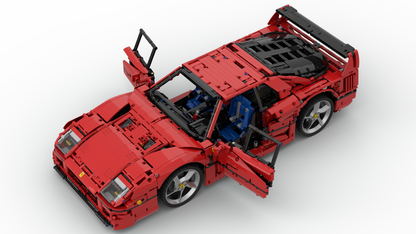 Ferrari 42143 Ferrari F40 1:8 - alternate build - timtimgo