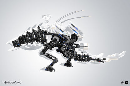 Horizon Thunderjaw Model Kit Building MOC Model (4743 Pieces)