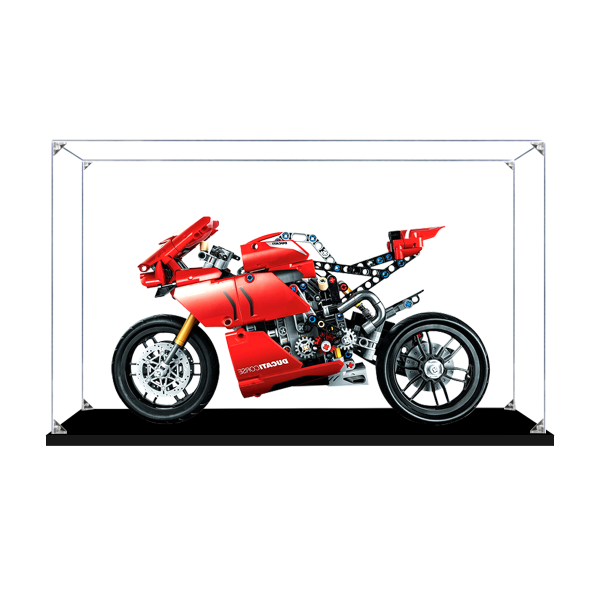 Acrylic Display Case for LEGO® Ducati Panigale V4 R 42107