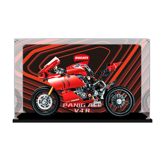 Acrylic Display Case for LEGO® Ducati Panigale V4 R 42107