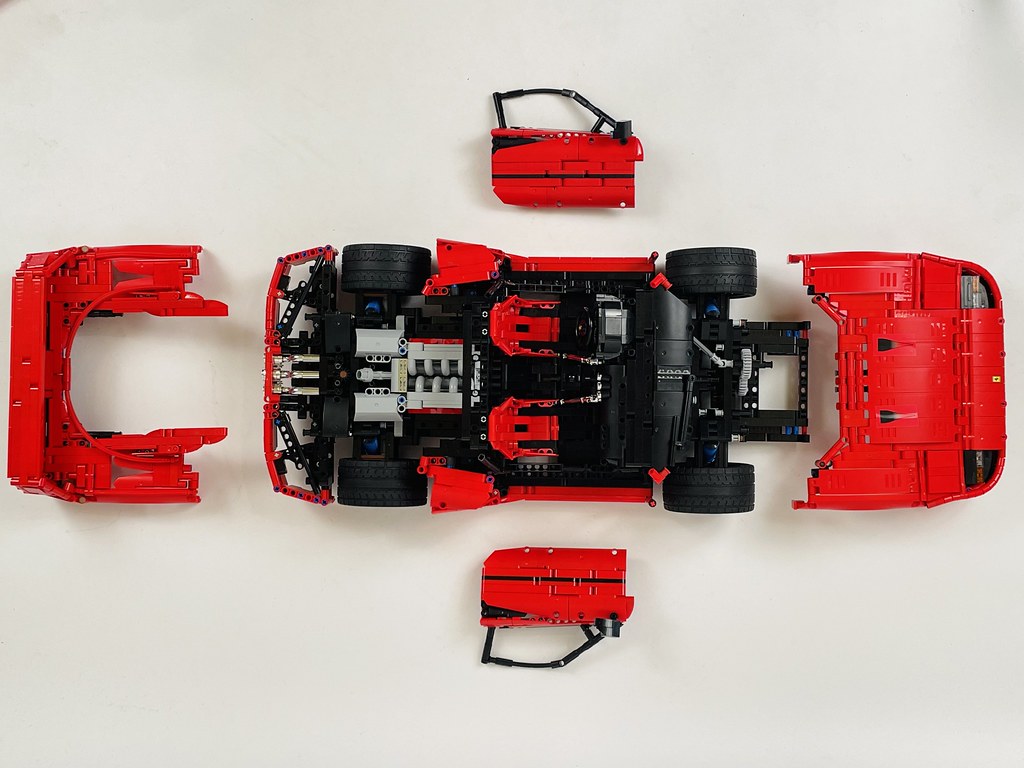 Ferrari 42143 Ferrari F40 - MOC - Building Blocks Model Kit