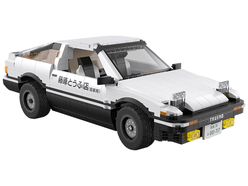 CADA C61024 Toyota AE86 Trueno Initial D (Non-Motorized Version)