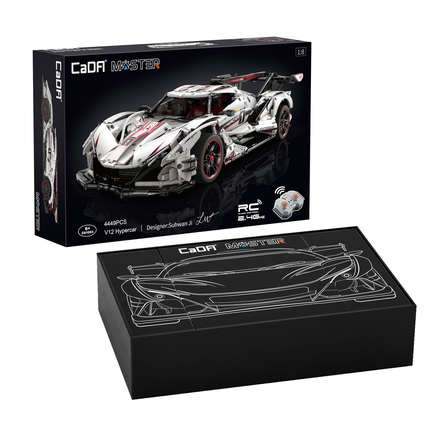 Cada Bricks Kit technique - V12 Hypercar - Jeu de construction