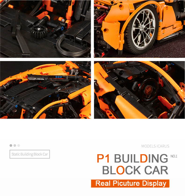 Mould King 13090S 1:8 Vehicle P1 statics version Technic Car